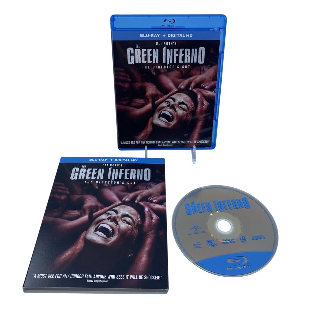 The Green Inferno Blu-ray 2013 Eli Roth Horror w/ Slipcover
